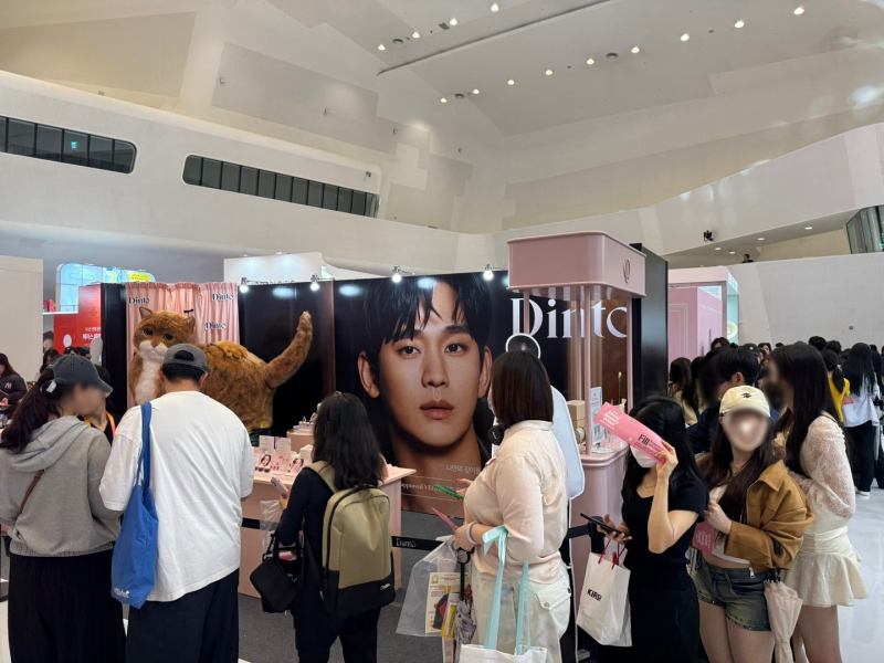 동대문 DDP 2024 서울뷰티위크 박람회 딘토 부스 운영 현장 사진 2