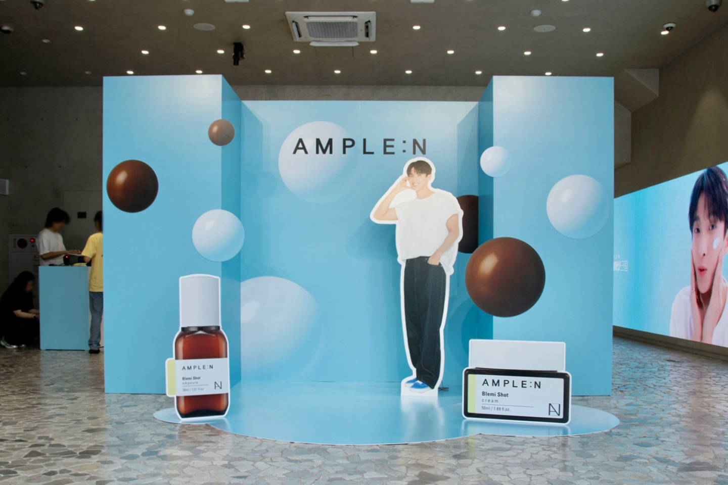 강남 앰플엔(AMPLE:N) 블레미샷 팝업스토어 현장 사진 8
