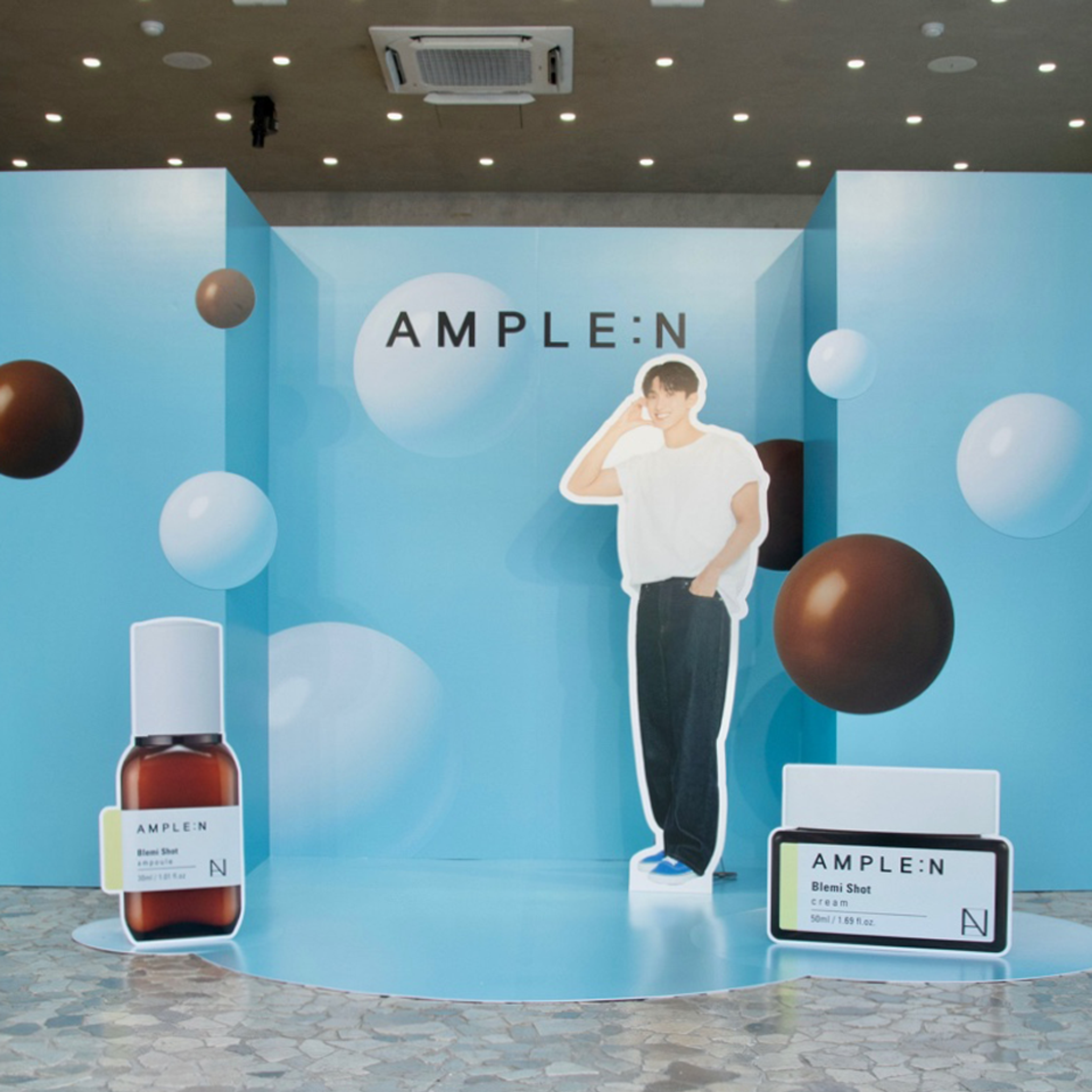 강남 앰플엔(AMPLE:N) 블레미샷 팝업스토어 현장 사진 8