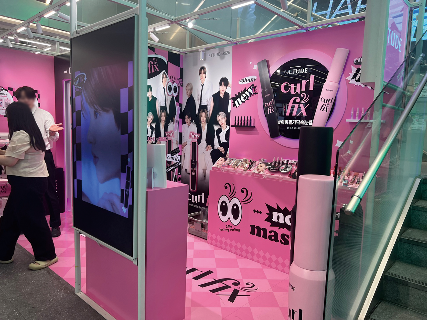 강남 올리브영 에뛰드 (ETUDE) 팝업스토어 운영 현장 사진 1