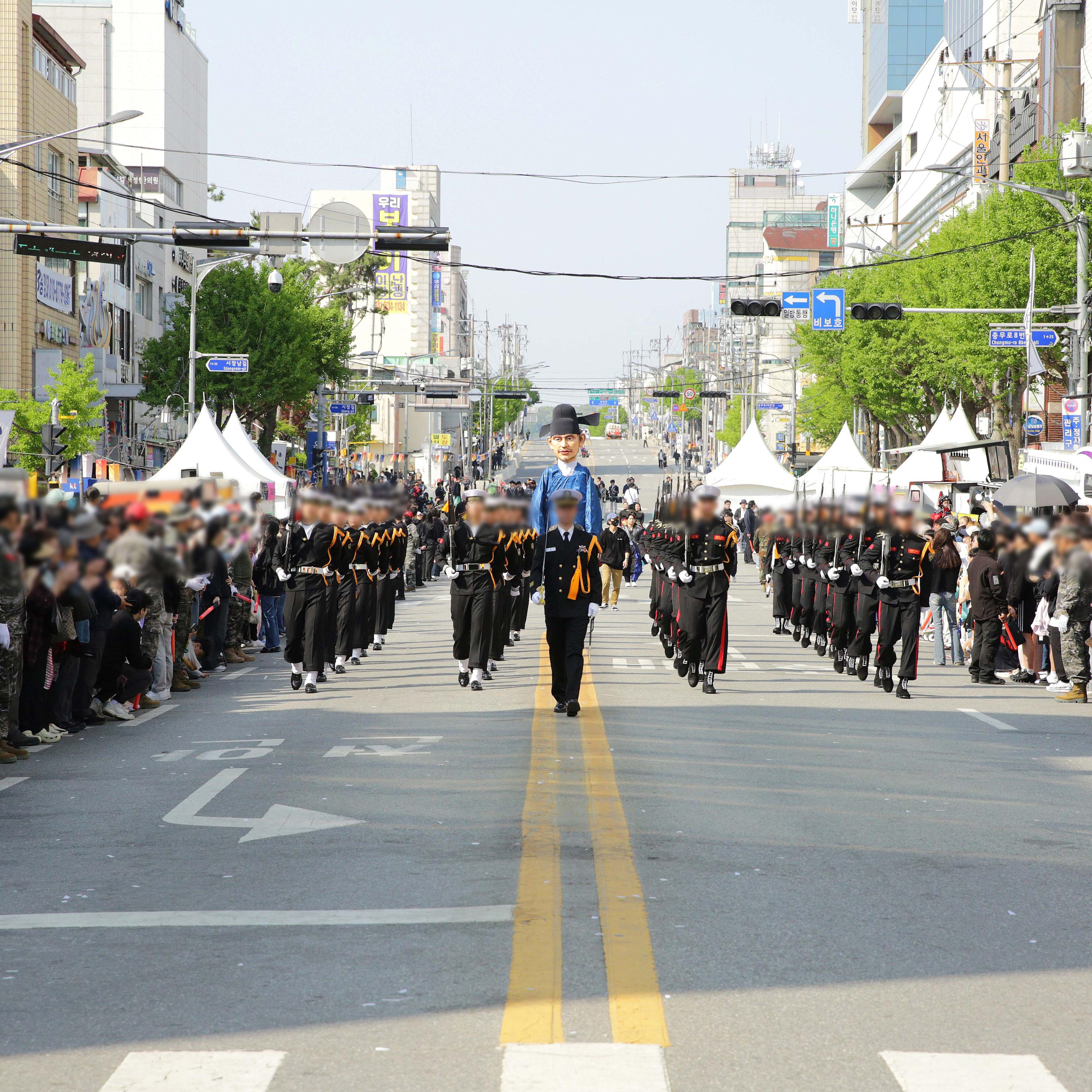 아산 선웅 이순신축제 '이순신 장군 무과급제행렬' 운영 현장 사진 8