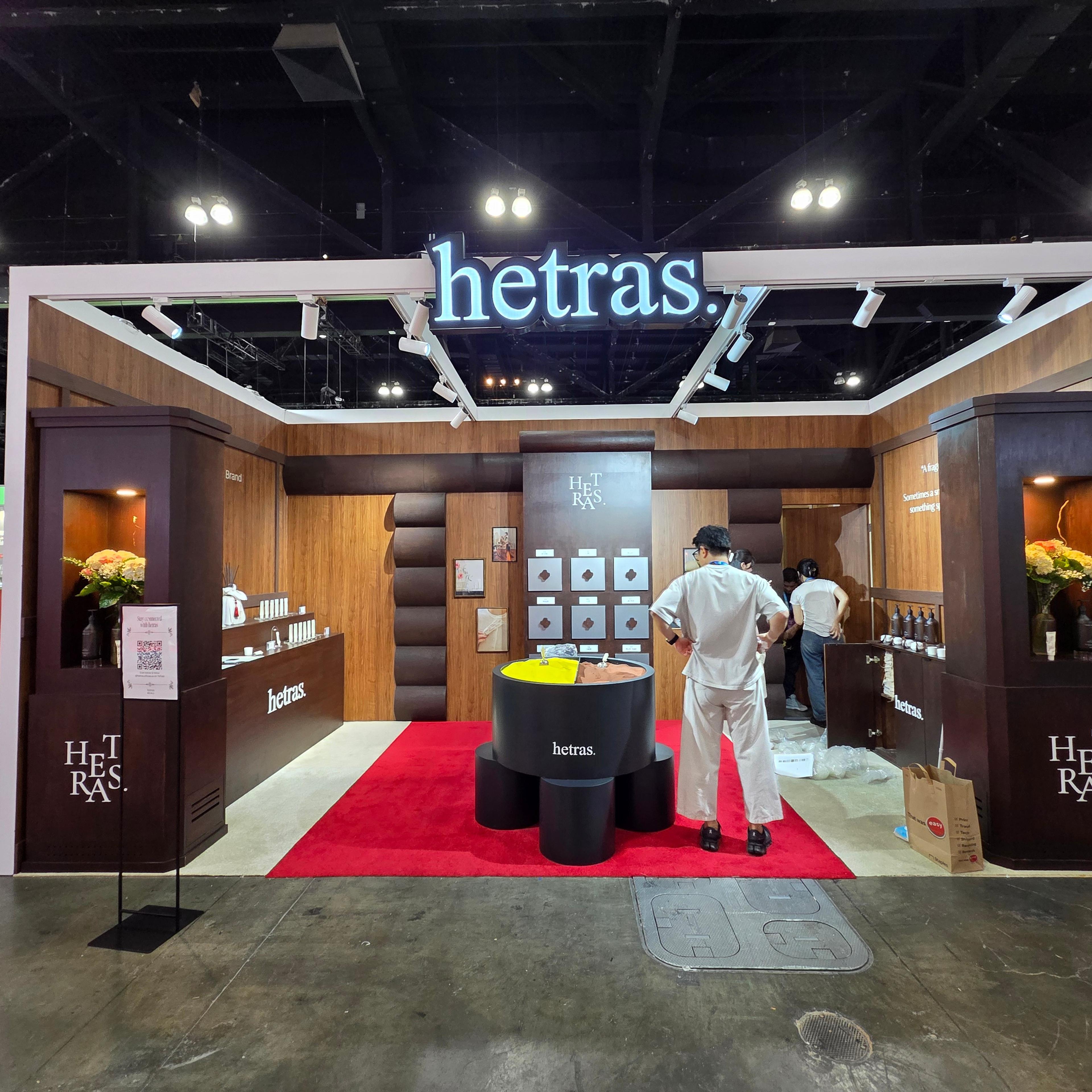 LA 올리브영 헤트라스(hetras) 부스 현장 사진 1