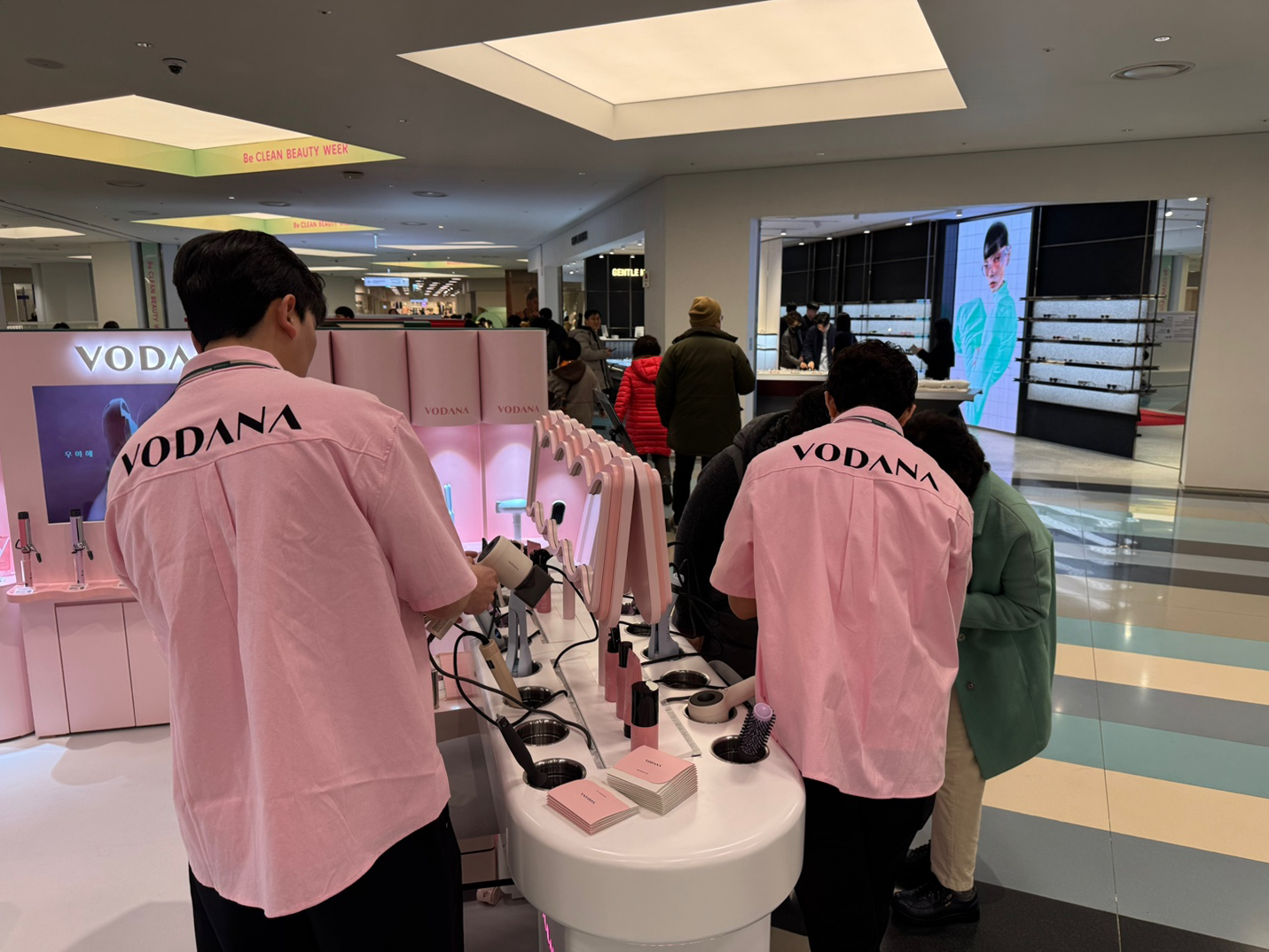목동 현대백화점 보다나(VODANA) 비클린 팝업스토어 운영 현장 사진 5