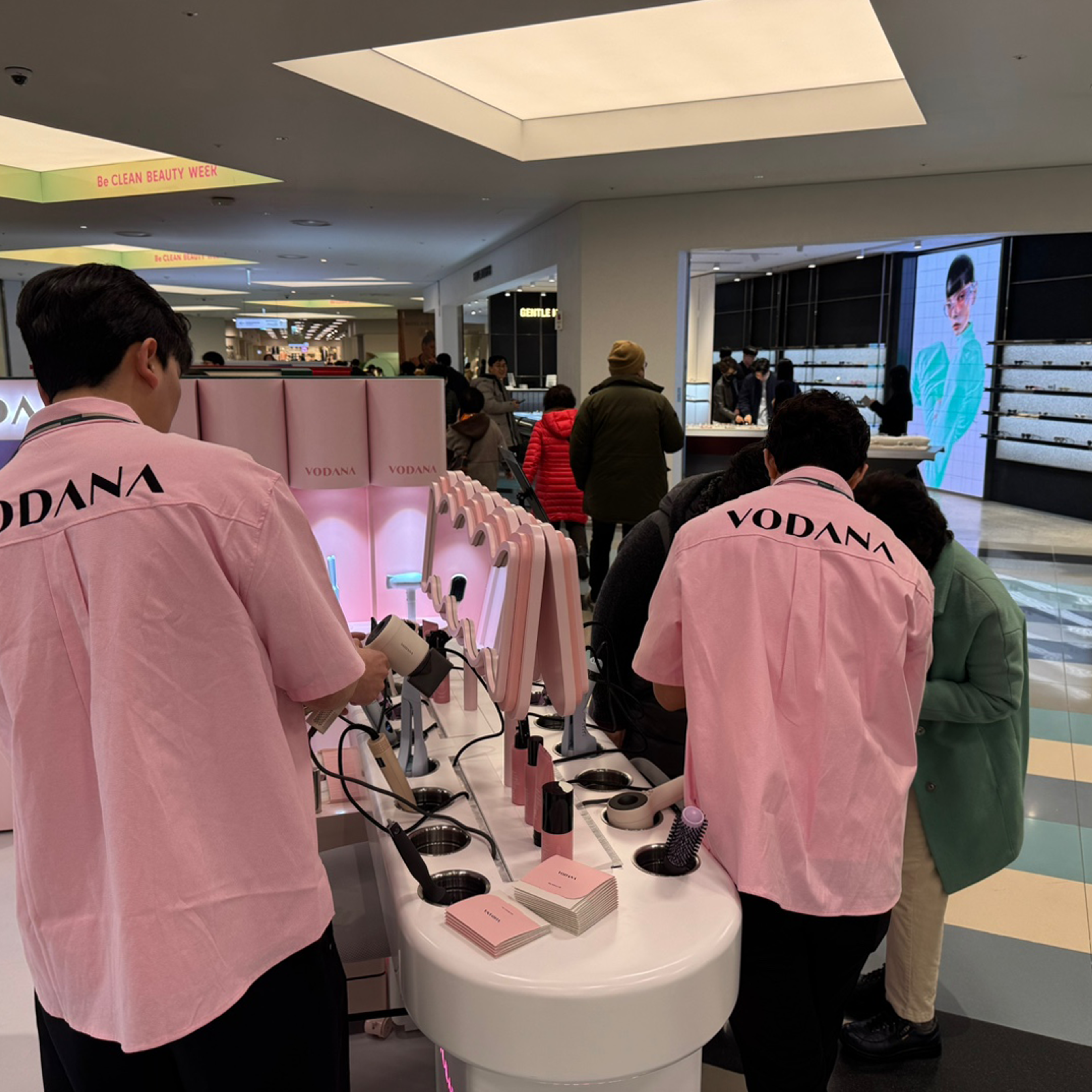 목동 현대백화점 보다나(VODANA) 비클린 팝업스토어 운영 현장 사진 5