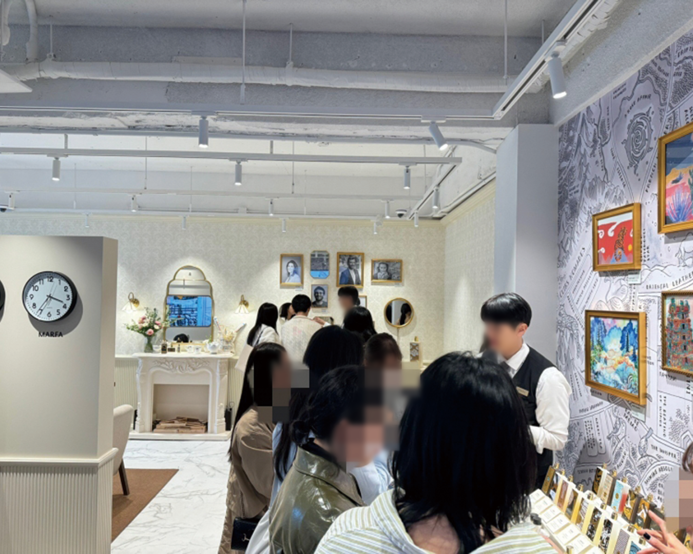 성수 메모 파리(MEMO PARIS) 팝업스토어 운영 현장 사진 2
