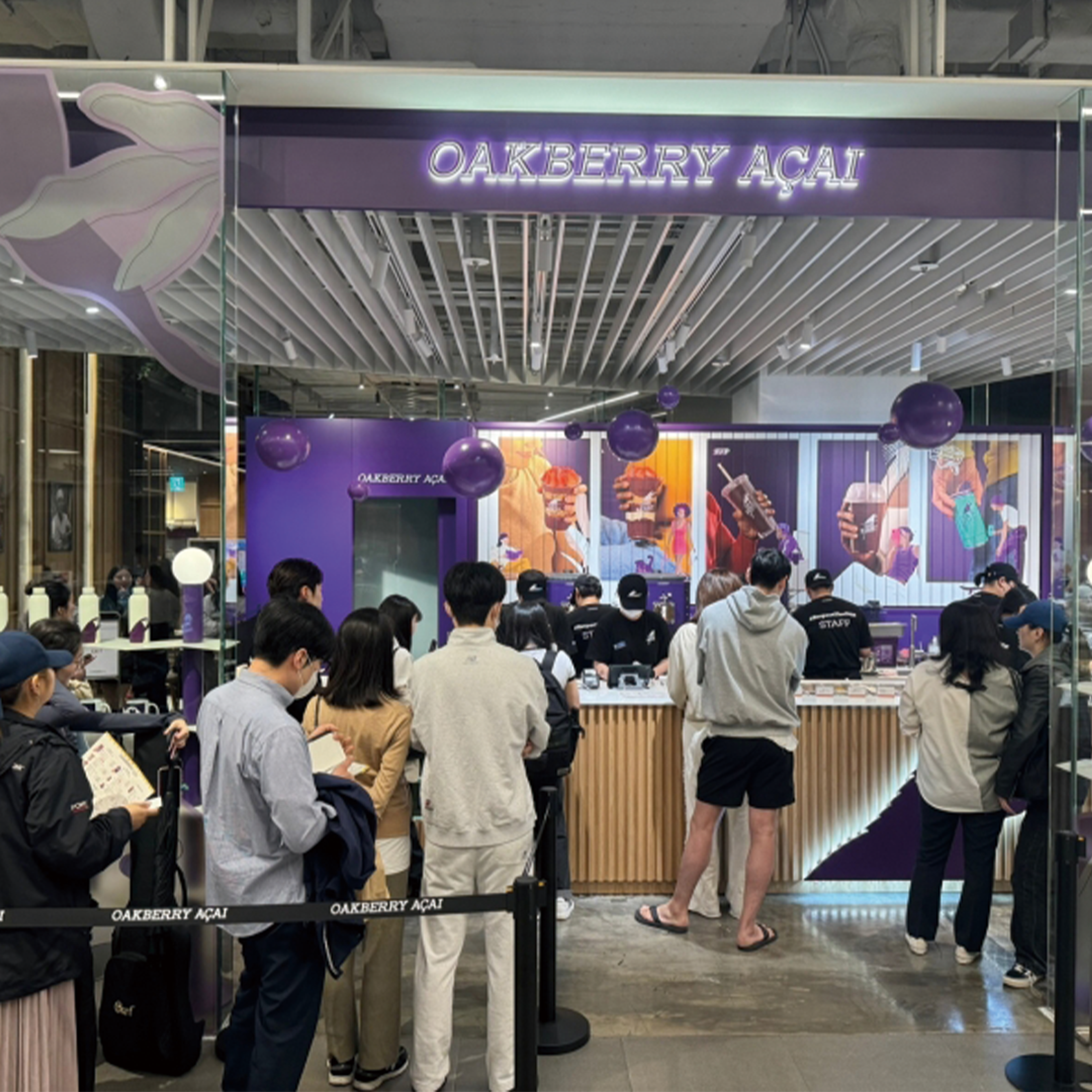 더현대 서울 오크베리(OAKBERRY) 팝업스토어 운영 현장 사진 1