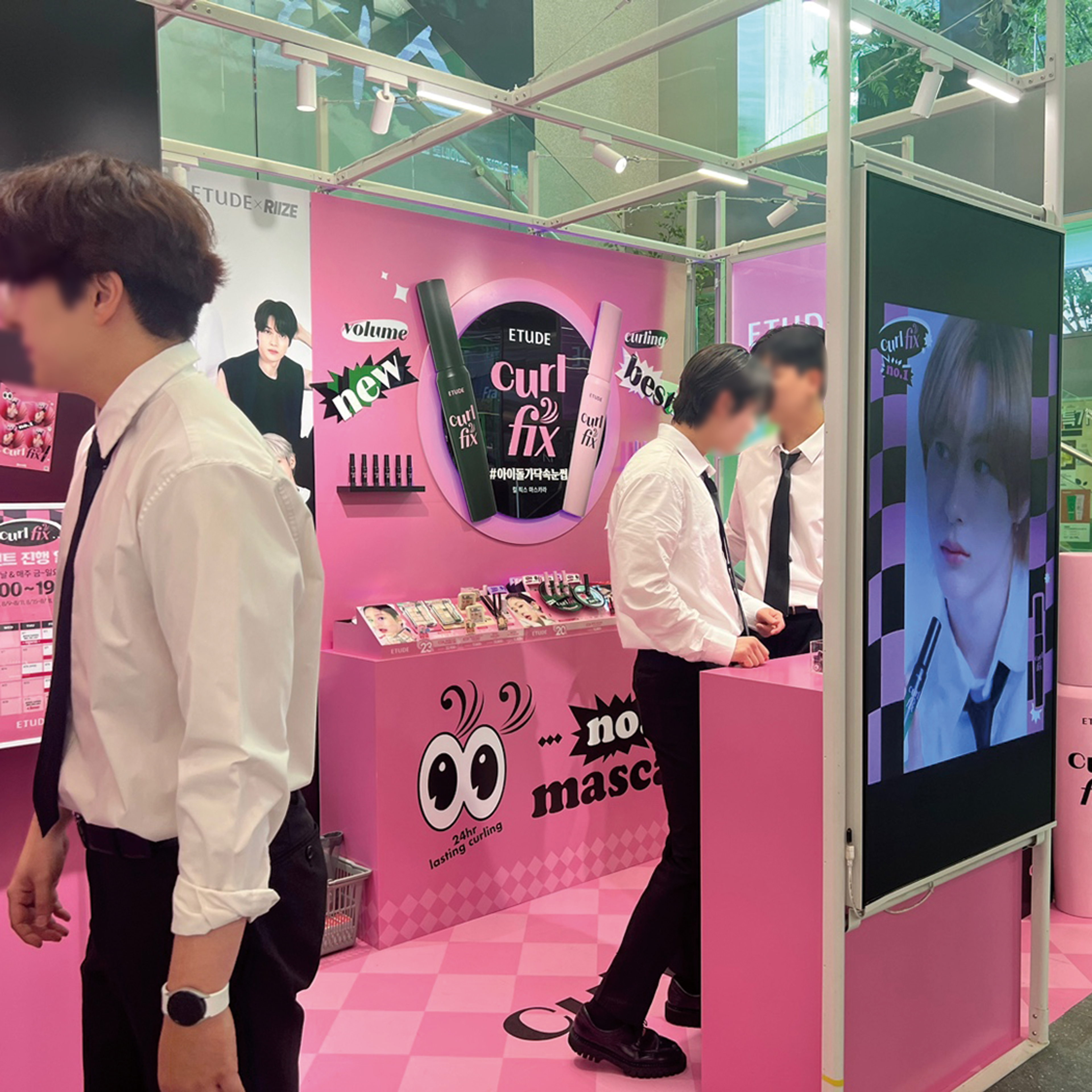 강남 올리브영 에뛰드 (ETUDE) 팝업스토어 운영 현장 사진 4