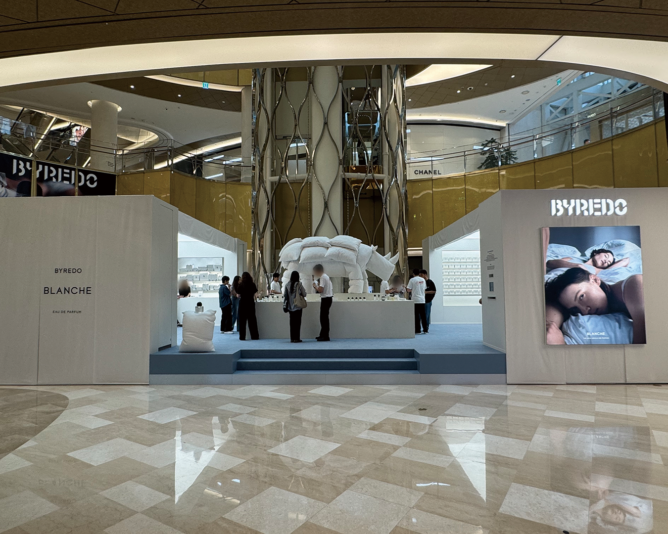 잠실 롯데타워몰 바이레도(BYREDO) 블랑쉬 팝업스토어 운영 현장 사진 3