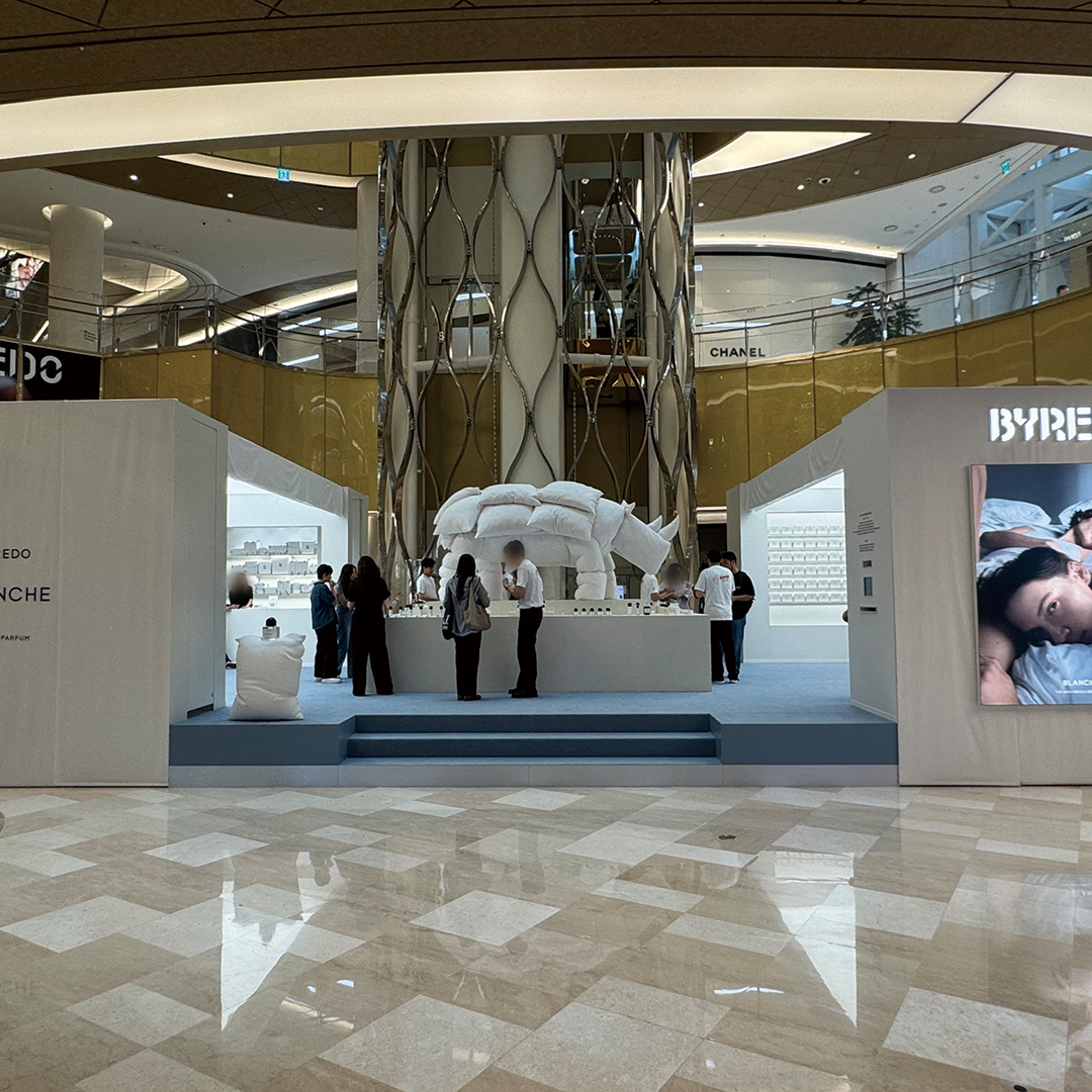 잠실 롯데타워몰 바이레도(BYREDO) 블랑쉬 팝업스토어 운영 현장 사진 3