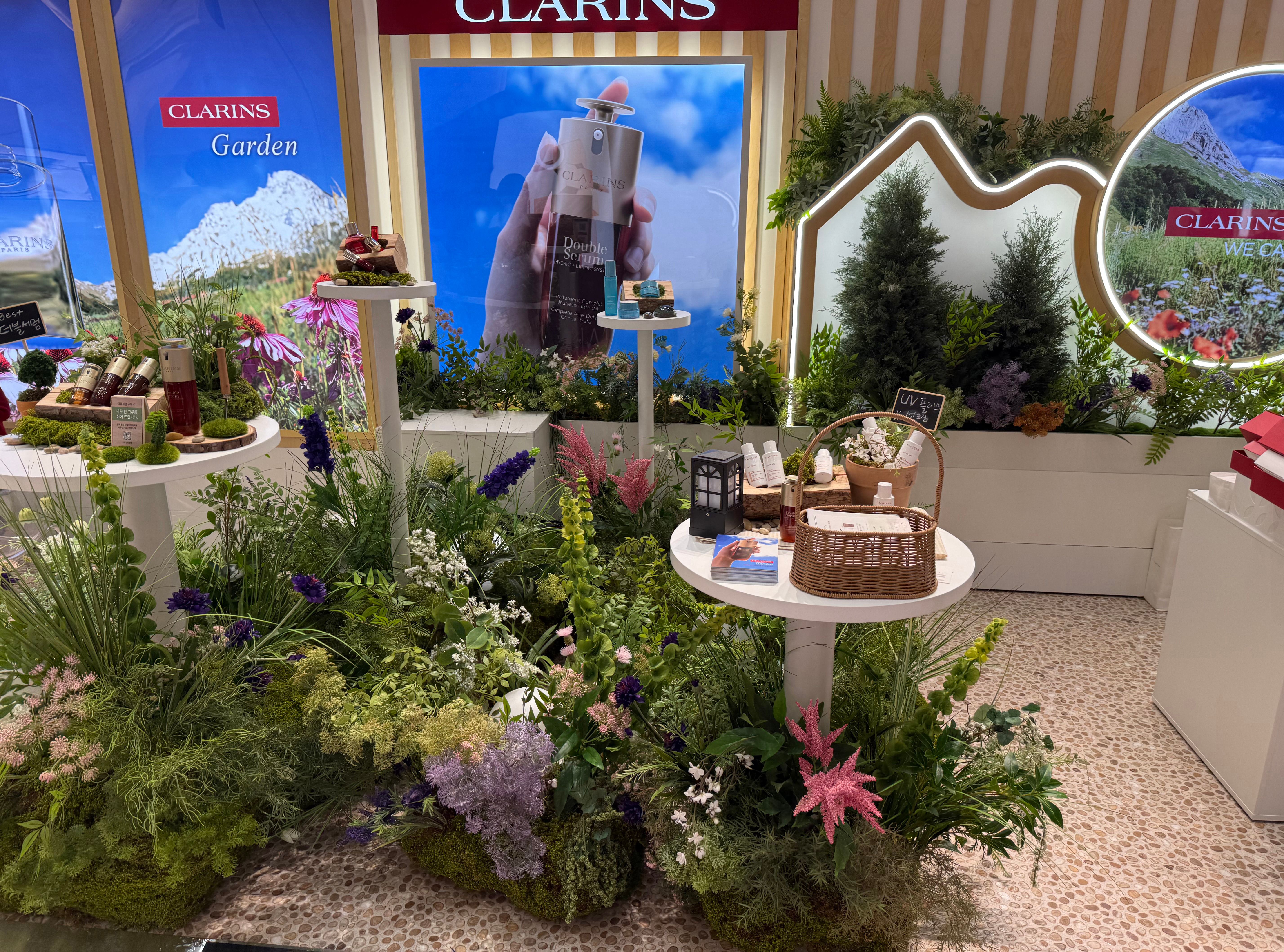 신세계 강남점 클라랑스(CLARINS) 팝업스토어 운영 현장 사진 4