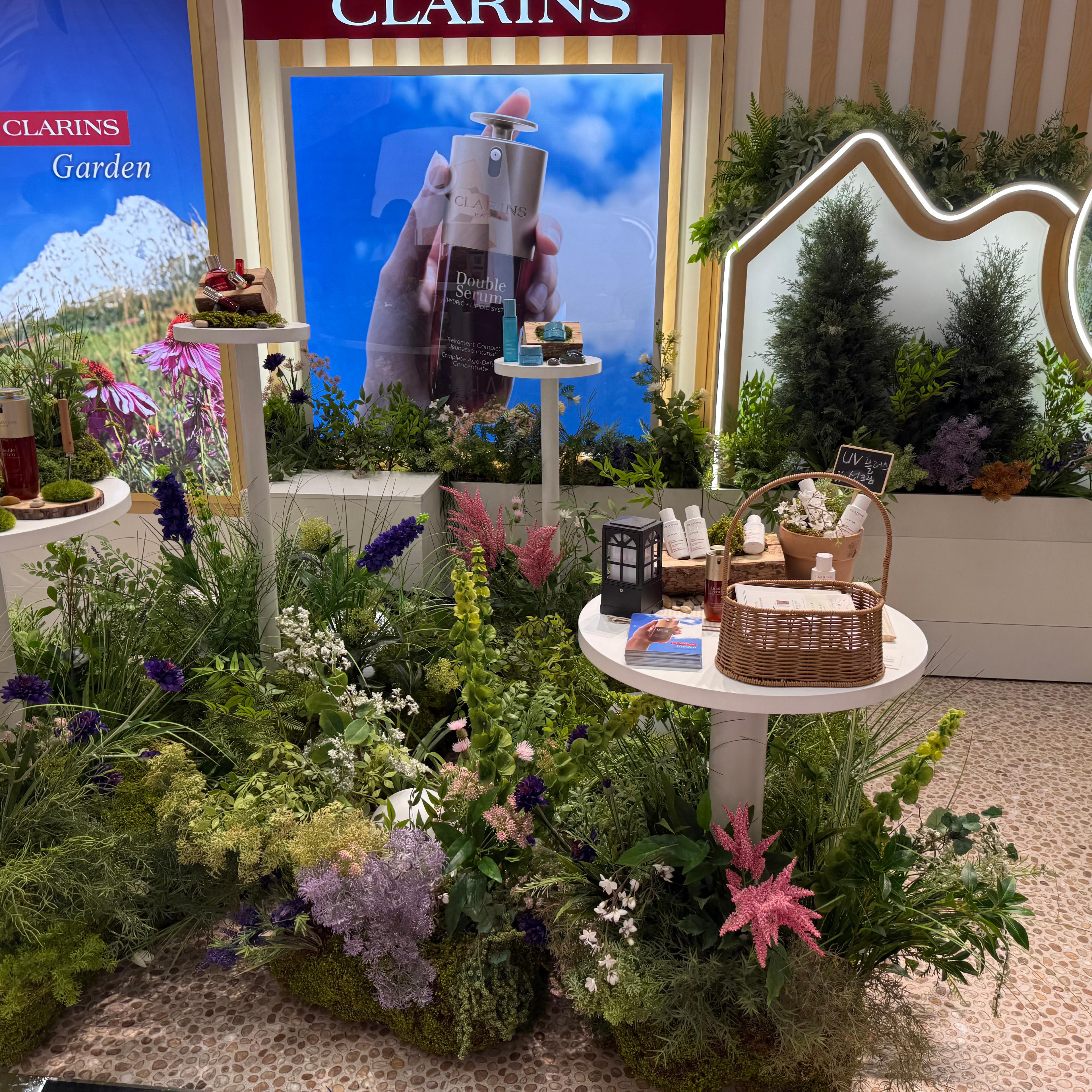 신세계 강남점 클라랑스(CLARINS) 팝업스토어 운영 현장 사진 4