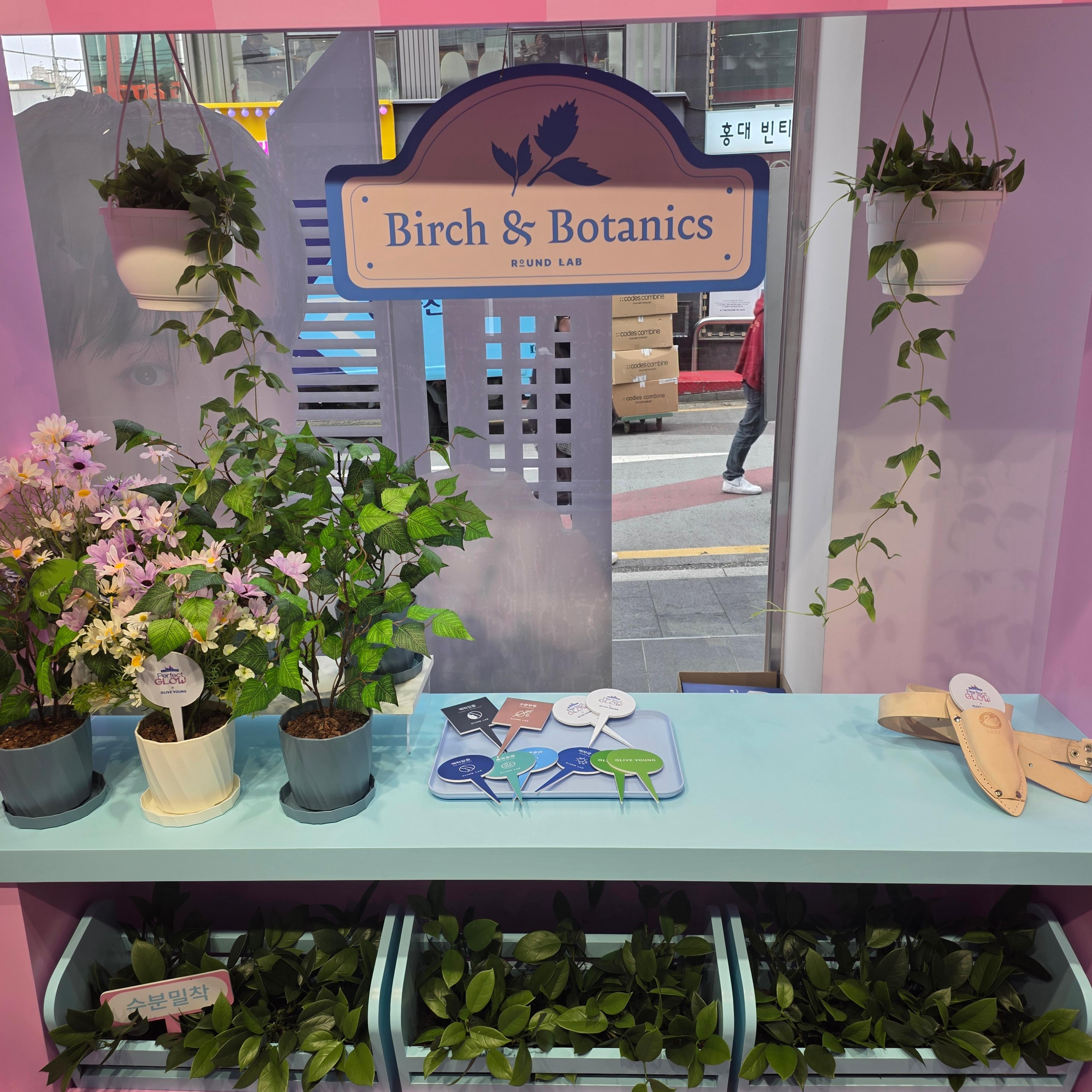홍대 올리브영 트렌드팟 라운드랩(ROUND LAB) 팝업스토어 운영 현장 사진 5
