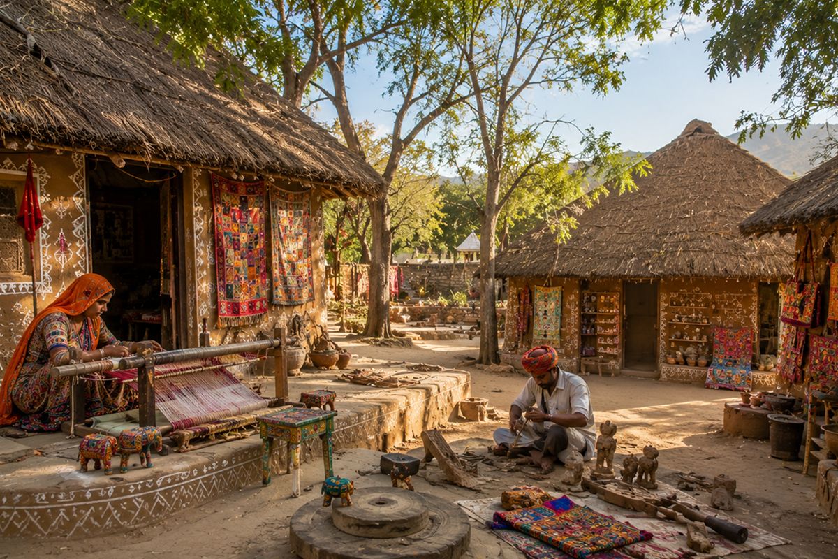 Explore Shilpgram Craft Village