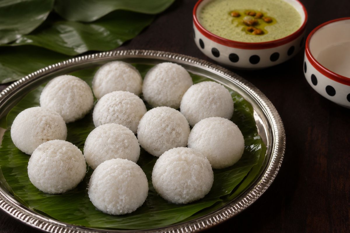 Kadambuttu (Steamed Rice Balls)