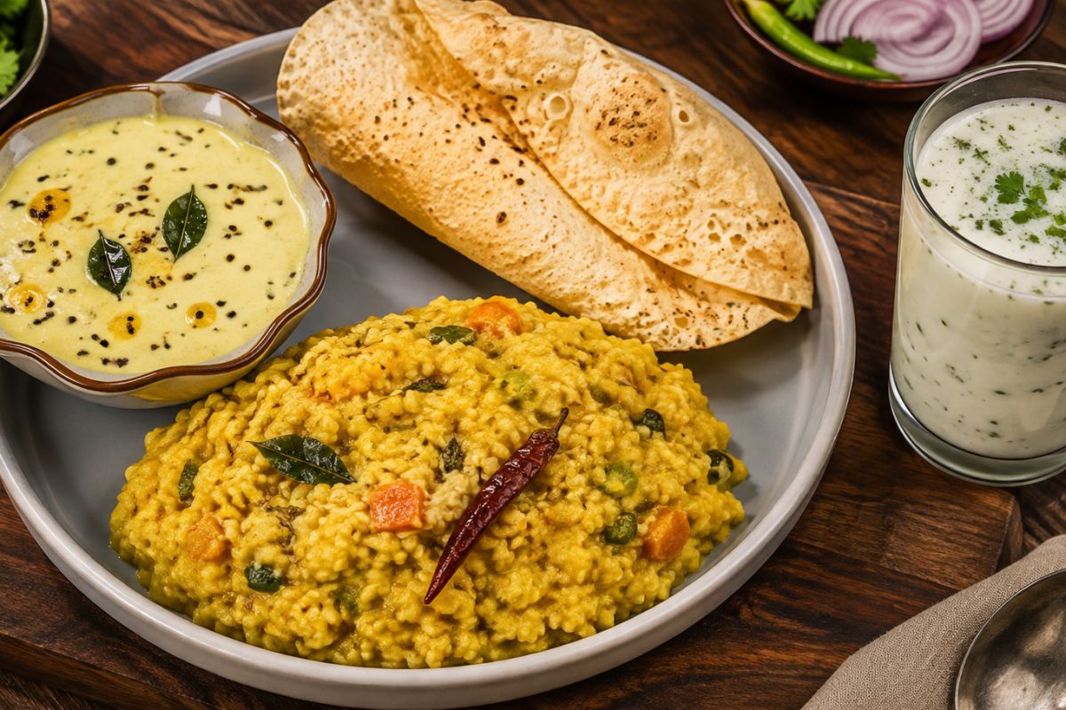 Khichdi-Kadhi & Desi Chaas