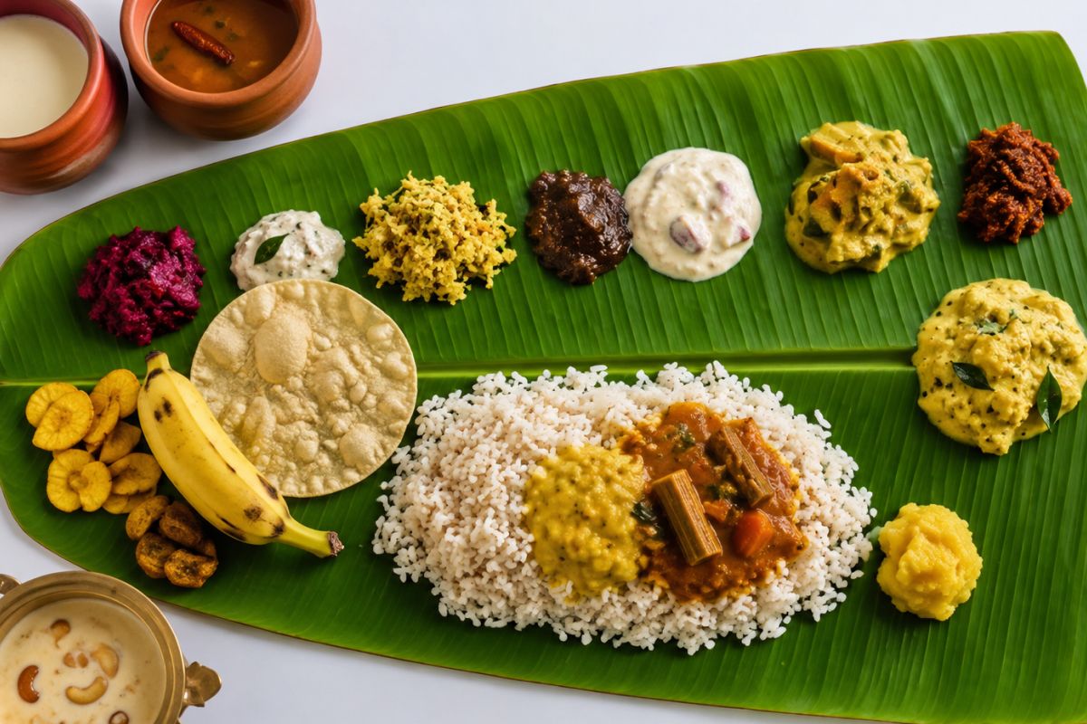 Traditional Kerala Sadya Feast