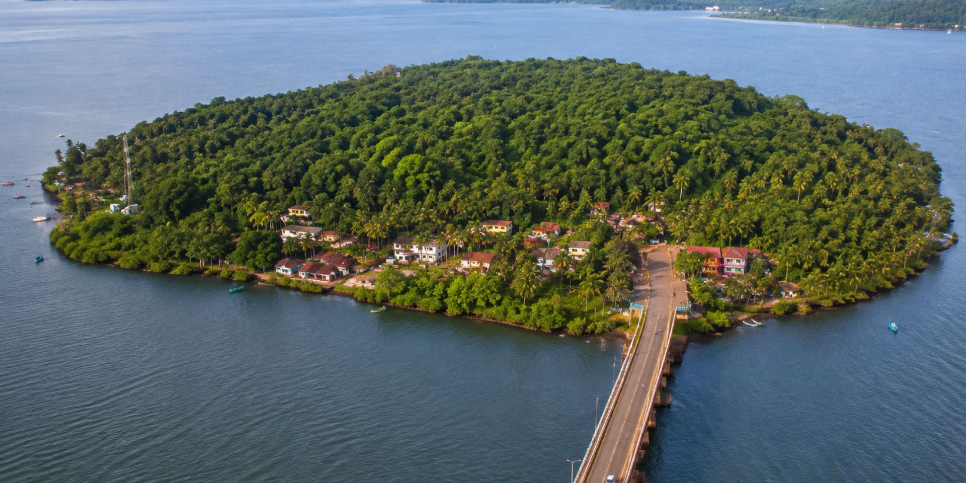 Historic 1612 Fort Aguada lighthouse overlooking the Arabian Sea in Sinquerim Goa