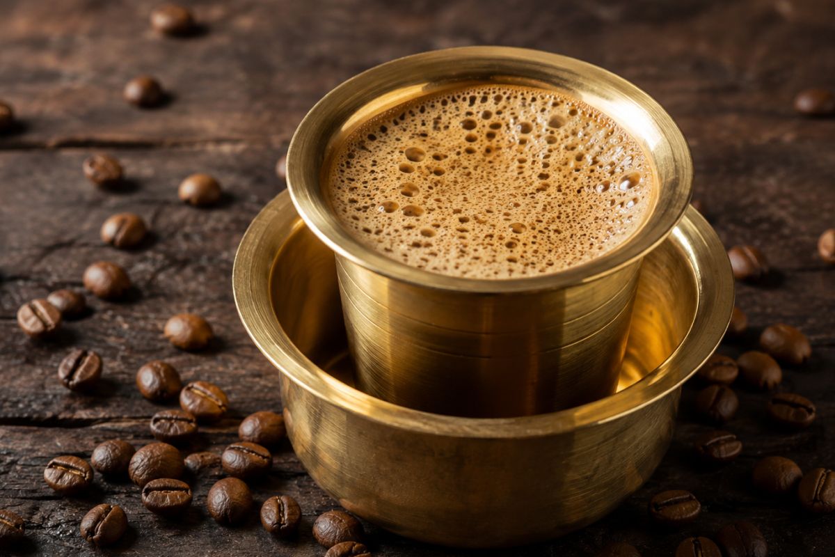 Fresh South Indian Filter Coffee