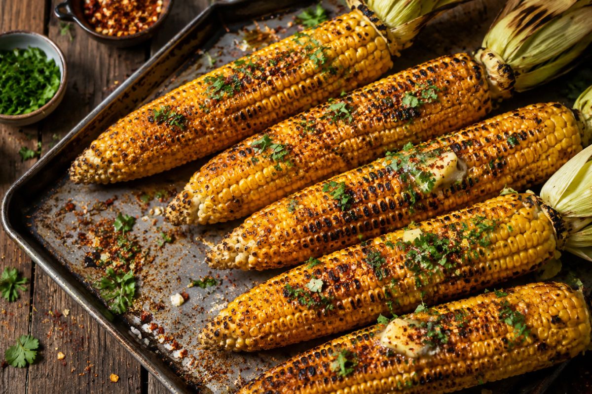 Fresh Roasted Sweet Corn on Cob