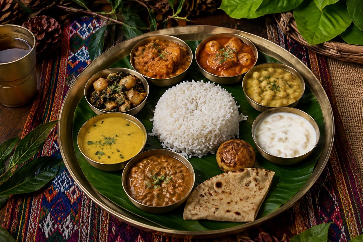 Traditional Himachali Dham