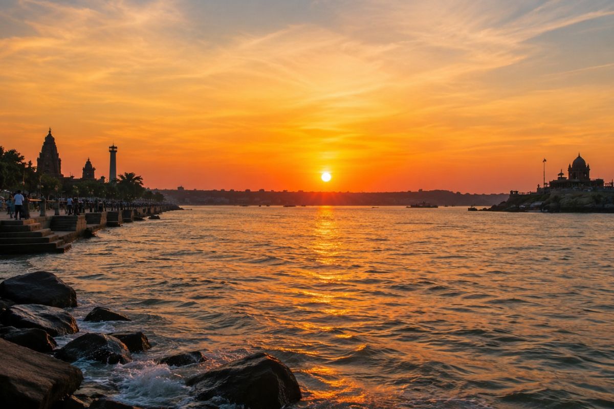 Triveni Sangam & Sunrise / Sunset Promenade