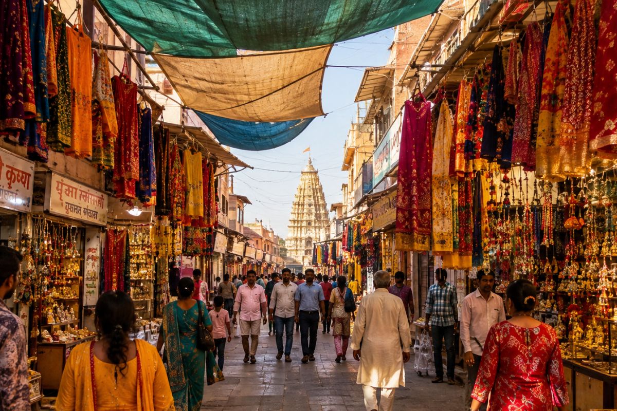 The Temple Bazaar Walk