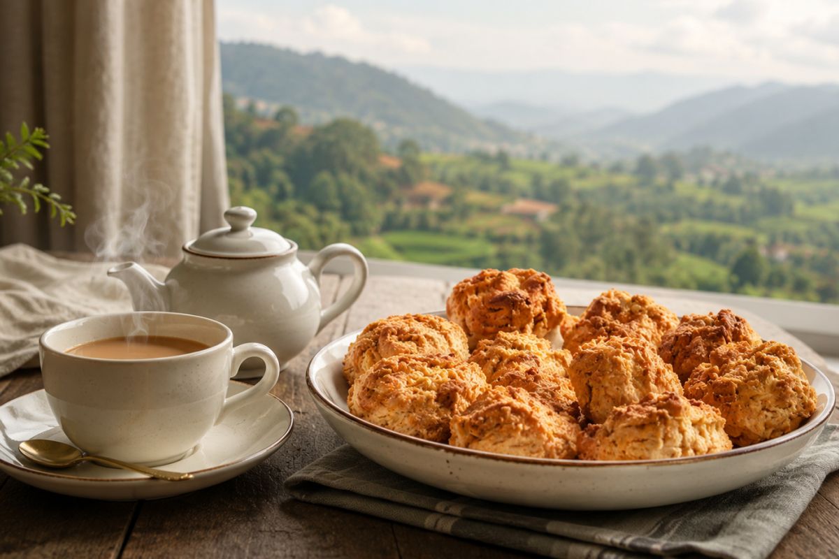 Ooty Varkey with Nilgiri Tea