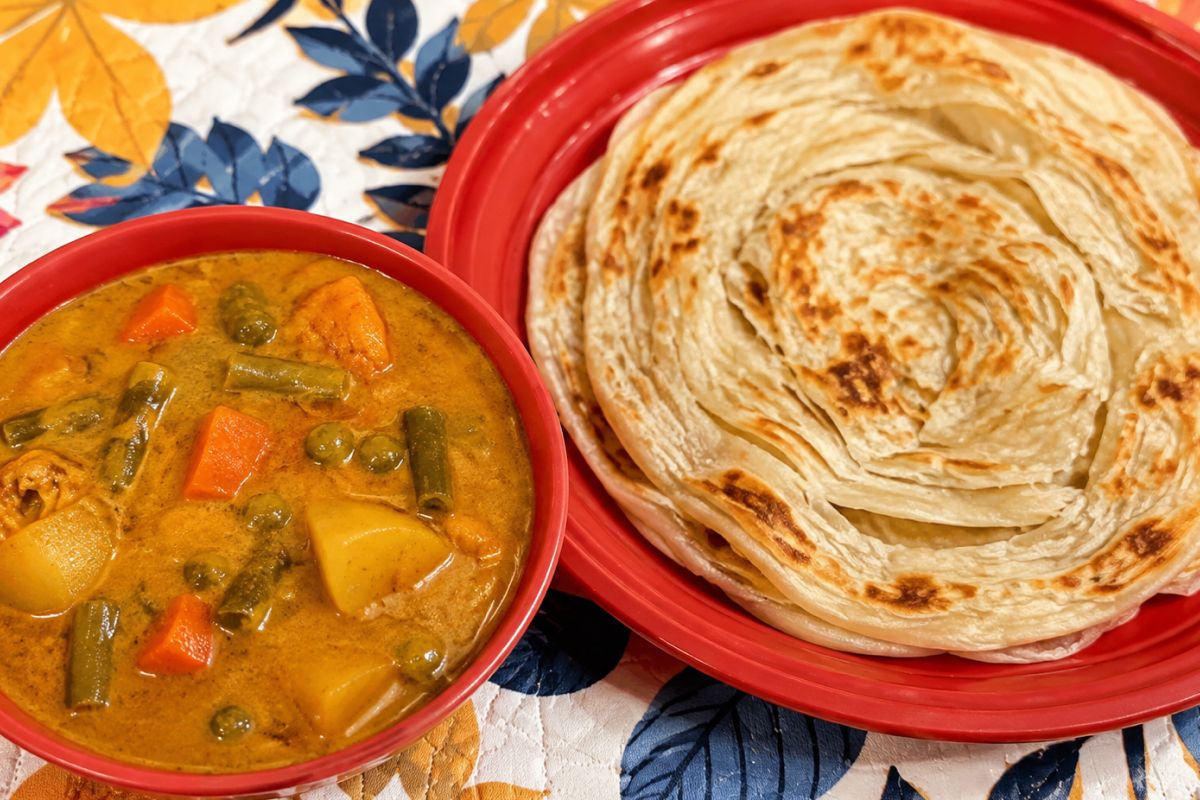 Nagercoil Veg Kurma & Parotta