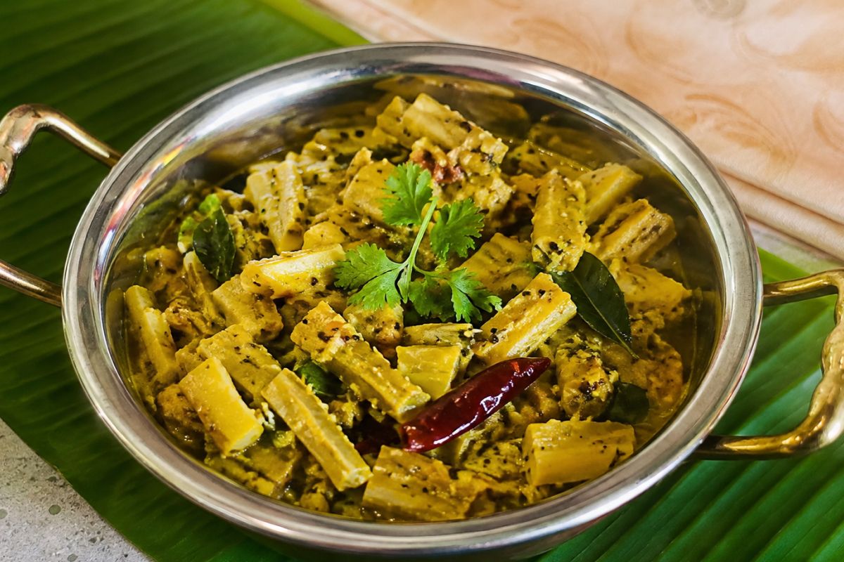 Vegetarian Baimbale (Bamboo Shoot) Curry