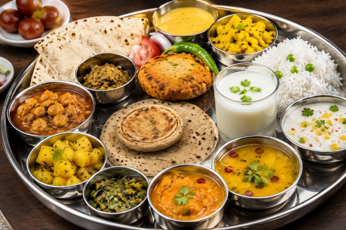 Authentic Gujarati Thali
