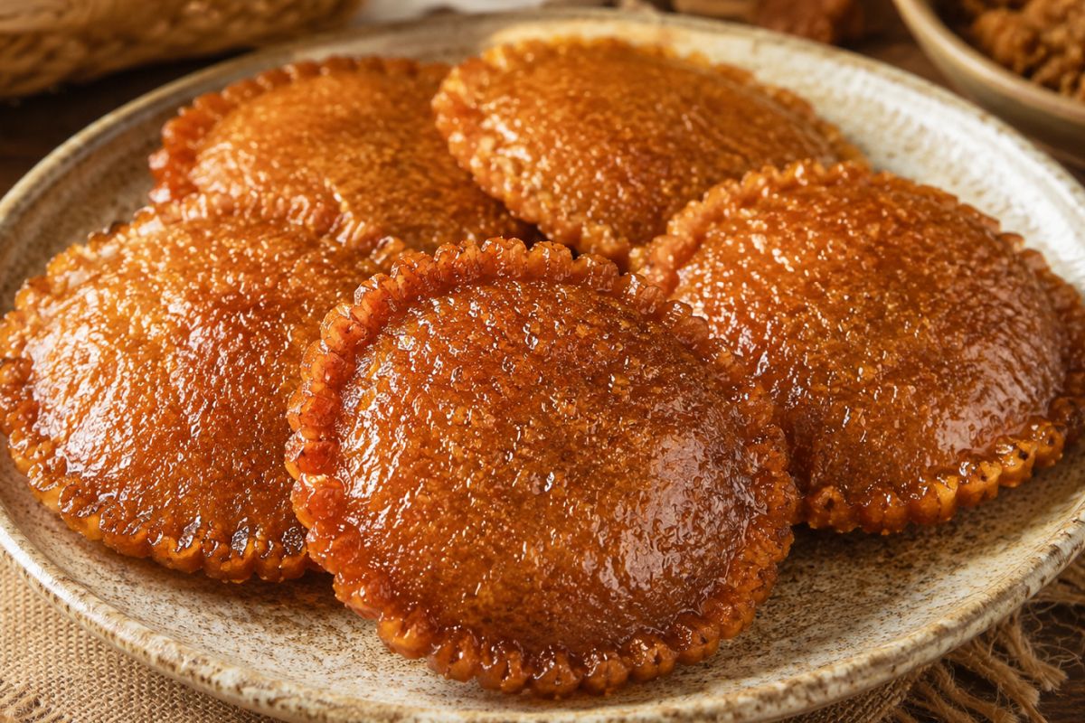 Pukhlein (Jaggery Rice Snack)