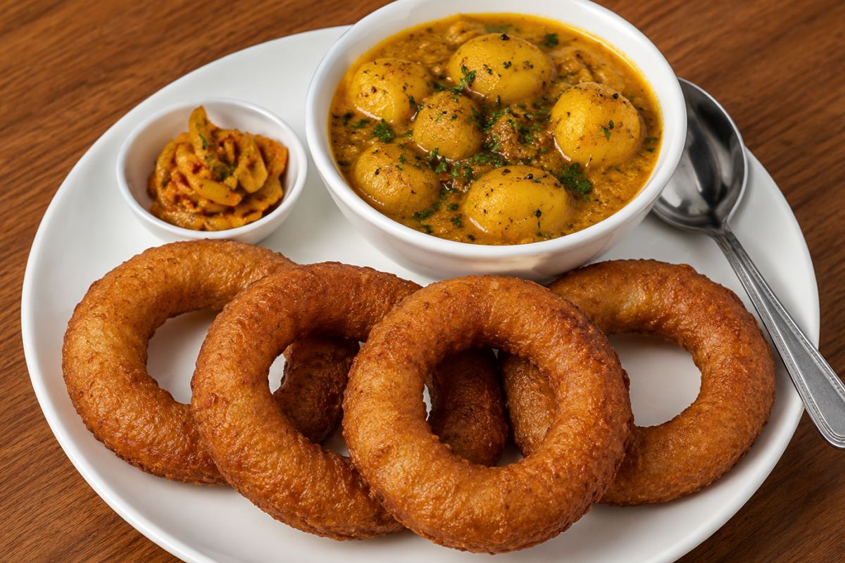 Nepali Aloo Dum & Sel Roti