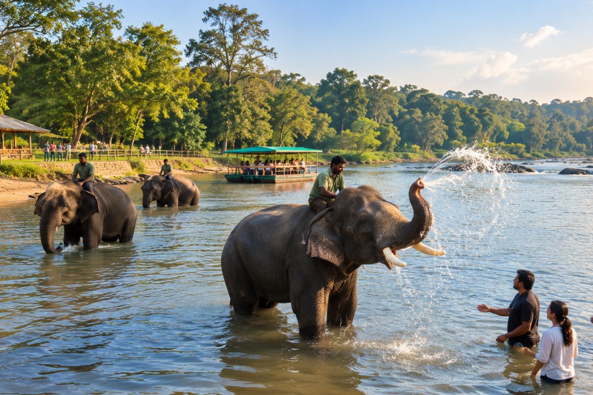 Dubare Elephant Camp & Kaveri River