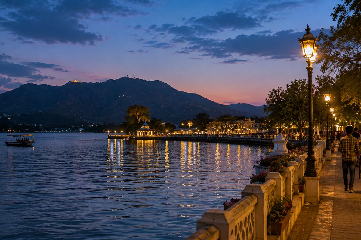 Evening Stroll Along Fateh Sagar Lake