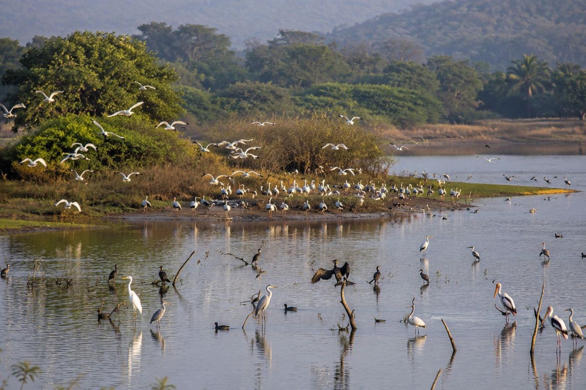 Birdwatching at Hiran & Shetrunji Reservoirs