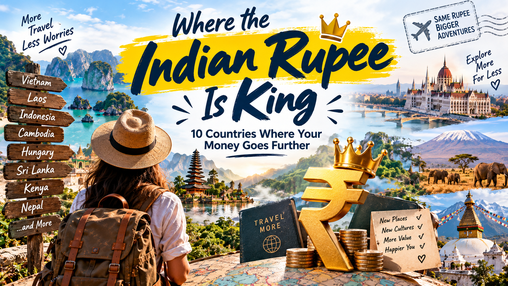 Where the Indian Rupee Is King: 10 Countries Where Your Money Goes Further (2026)