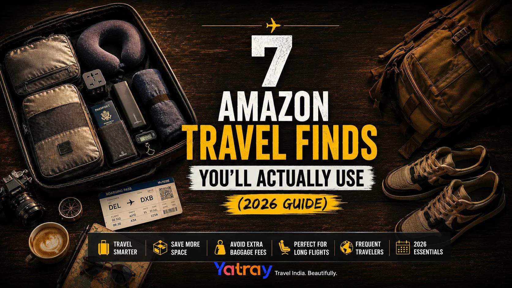 7 Amazon Travel Finds You'll Actually Use in 2026 (Not Just Pack Once & Forget)