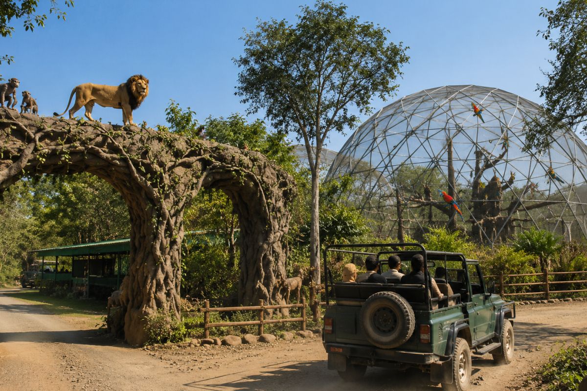 Jungle Safari & Geodesic Aviaries