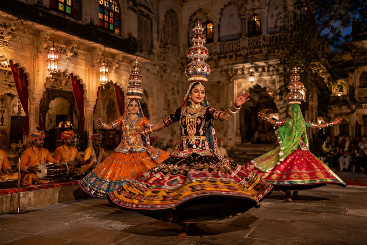 Folk Performance at Bagore ki Haveli