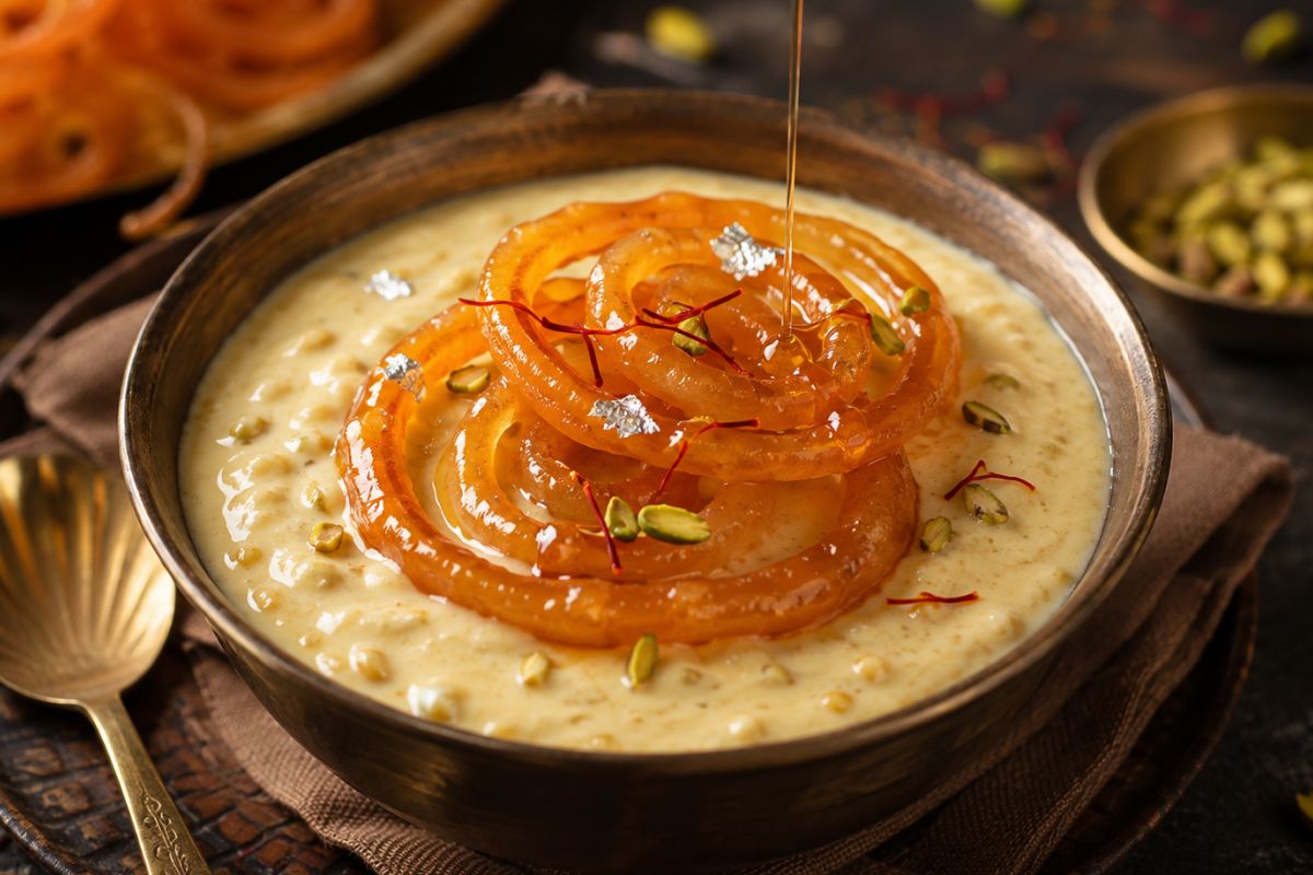 Desi Ghee Jalebi & Creamy Rabri