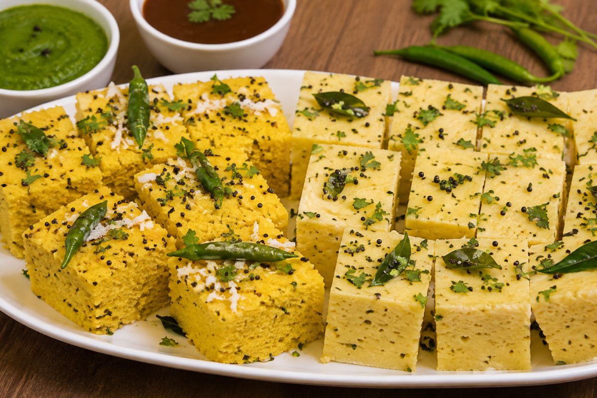 Khaman and Dhokla