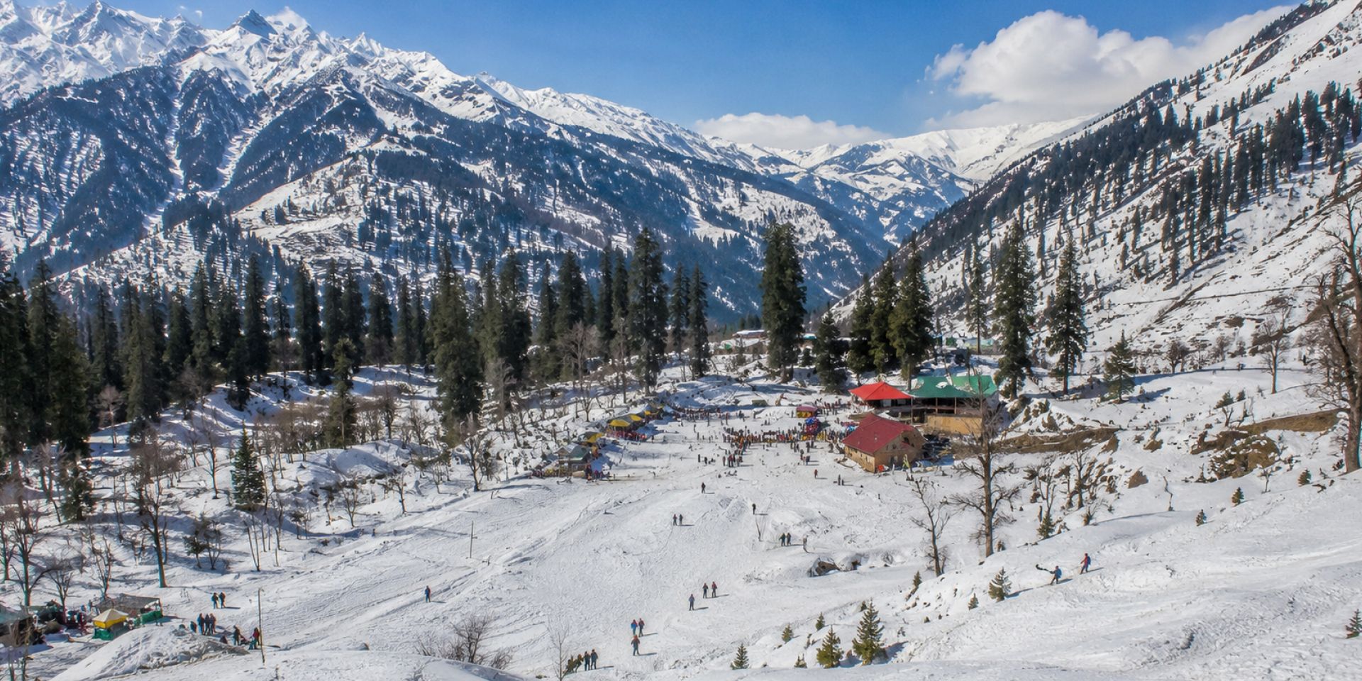 16th-century wooden pagoda-style Hidimba Devi Temple inside deodar forests