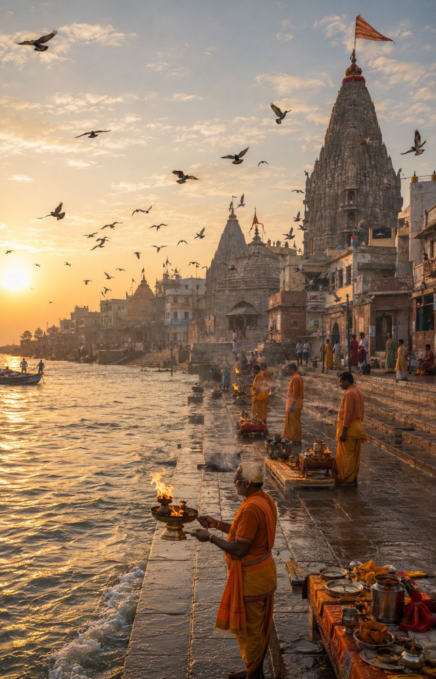 Varanasi — Dawn on the Ghats