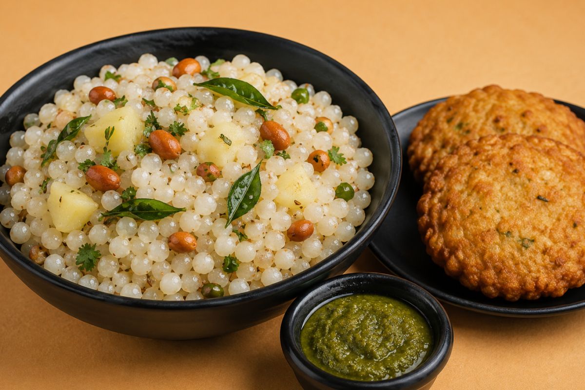 Sabudana Khichdi & Vada