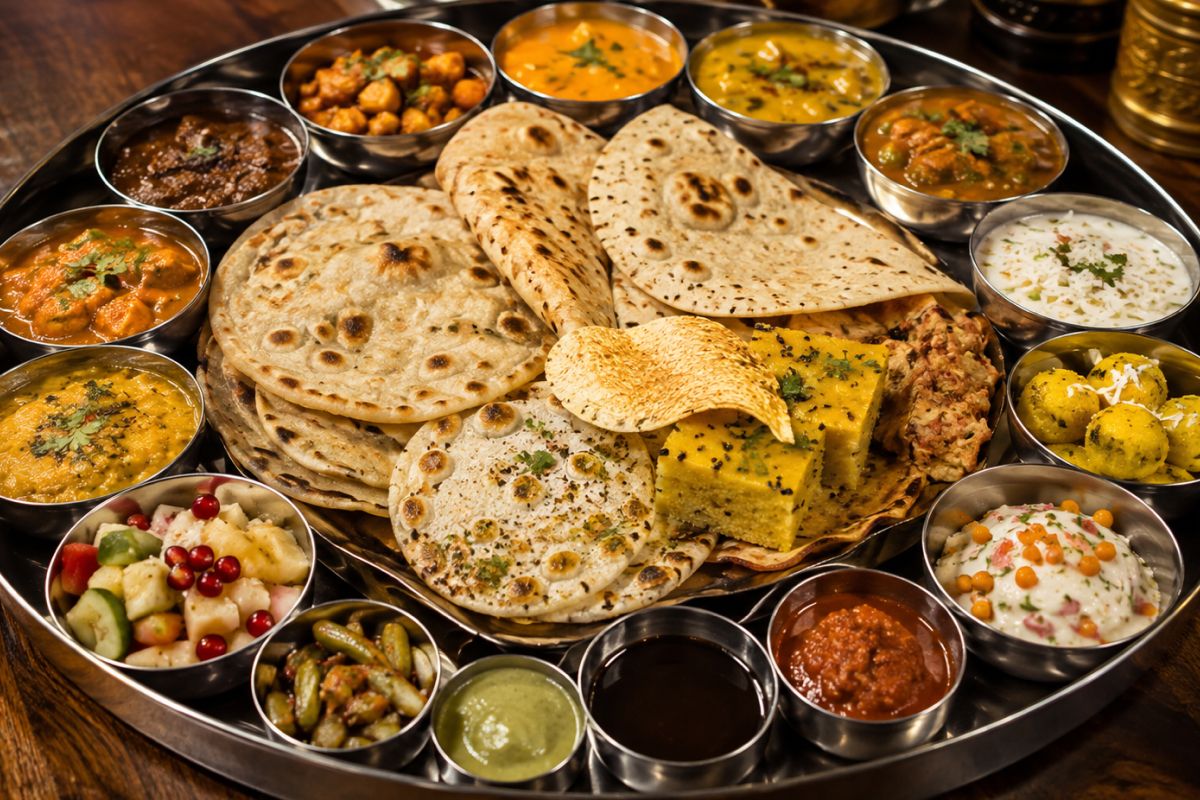 Authentic Gujarati Thali