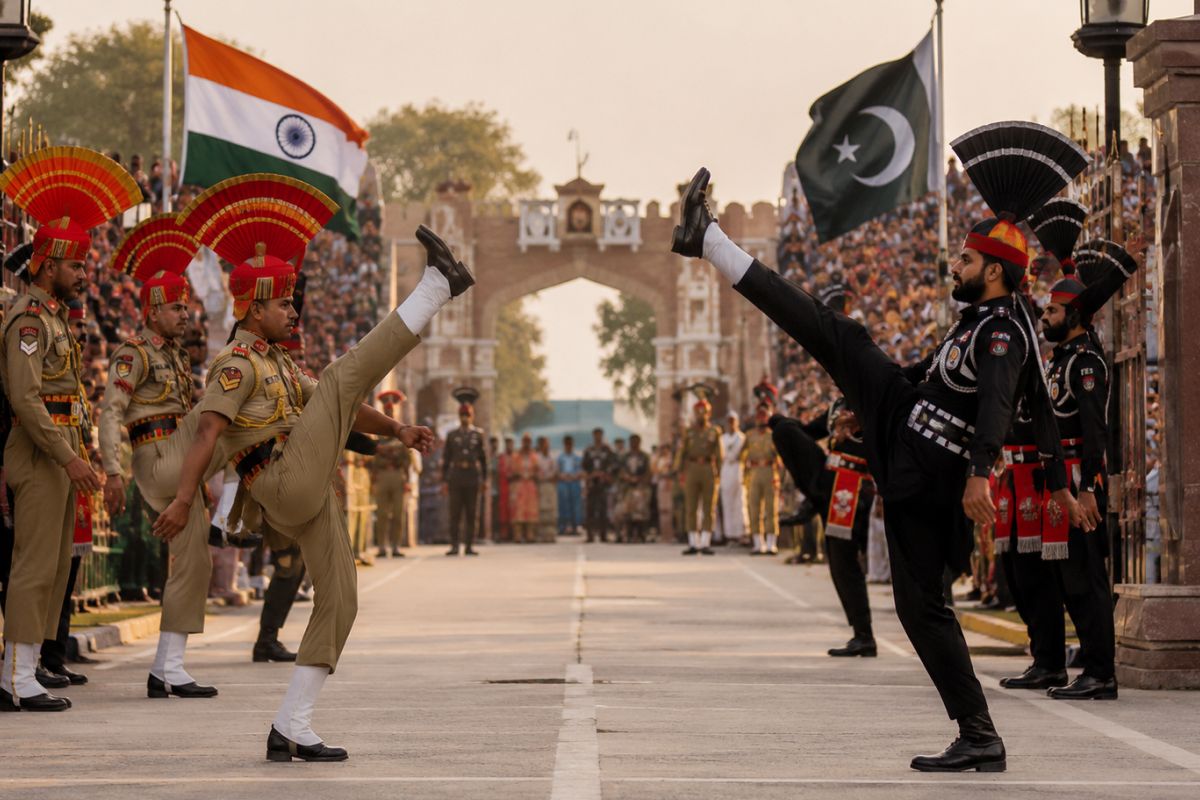 Wagah-Attari Border Beating Retreat Ceremony