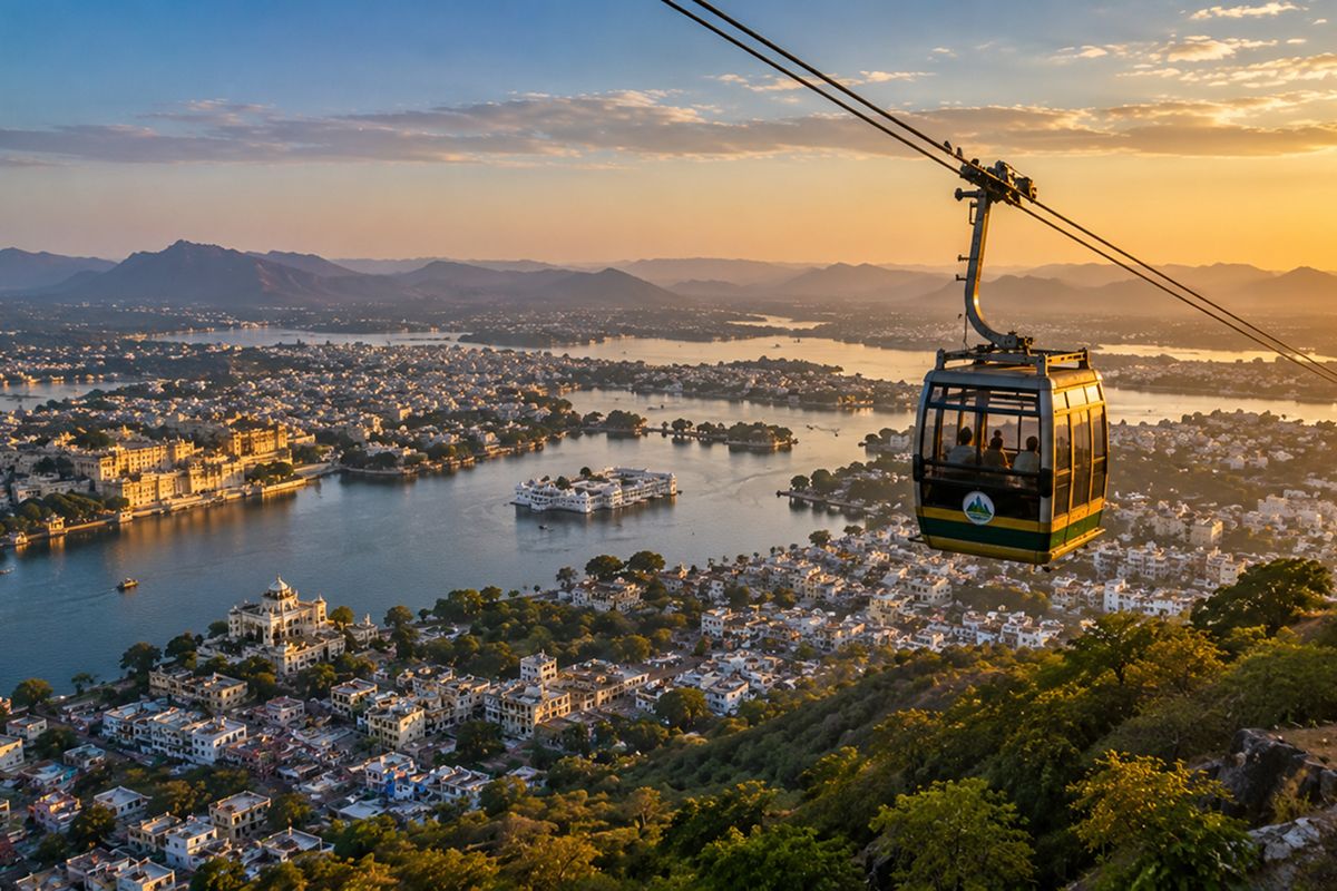 Karni Mata Ropeway Top Station