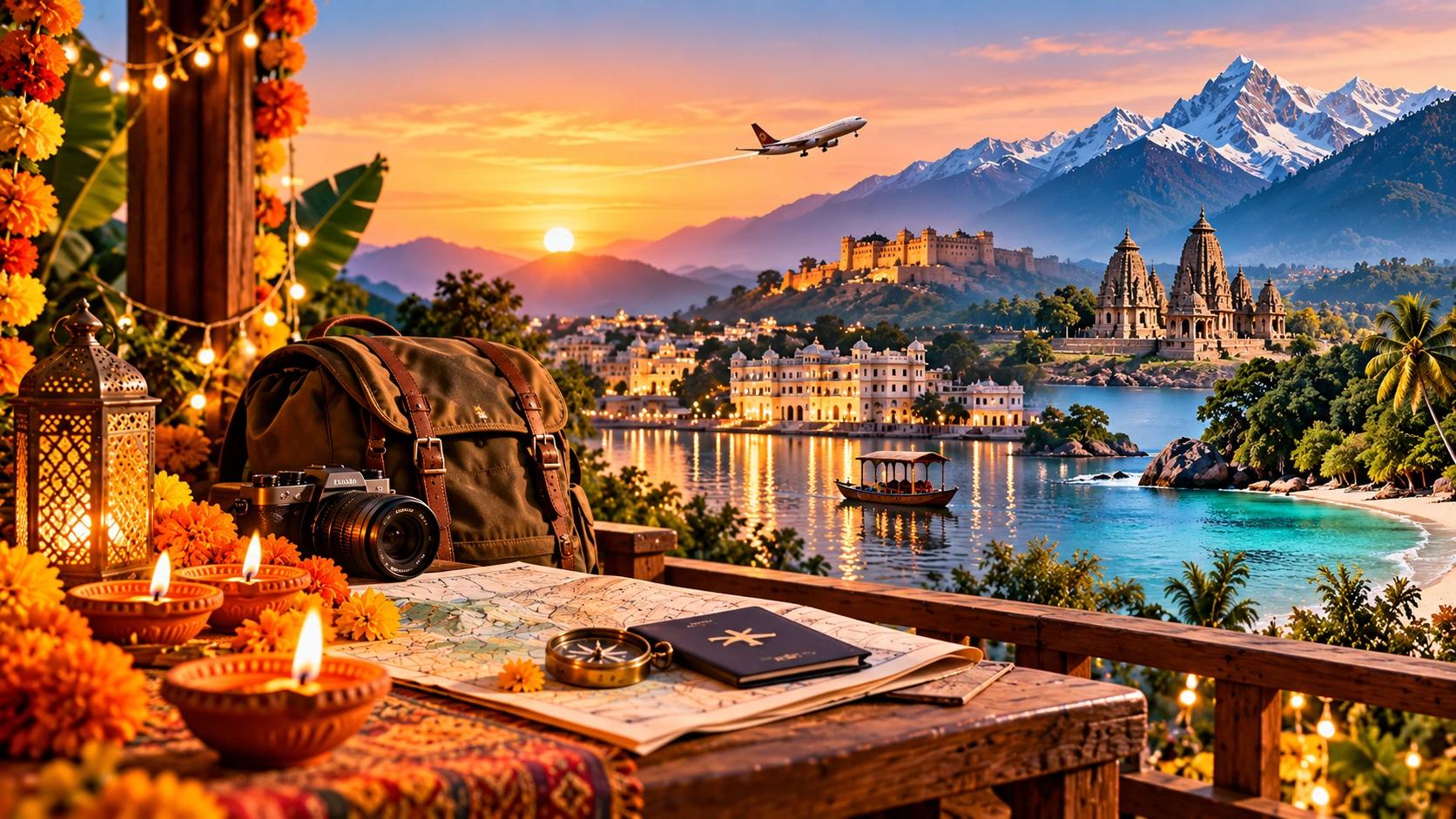 Diwali 2026 Leave Plan: Turn a Sunday Diwali into a 5-Day Break + 8 Last-Minute Trips