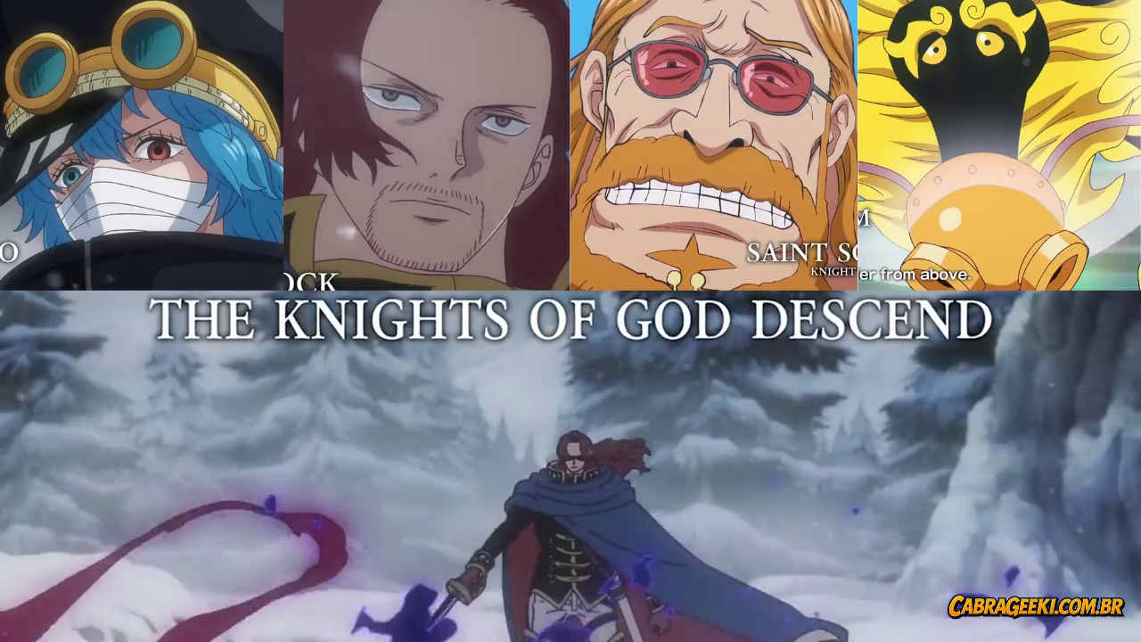 One Piece revela Cavaleiros de Deus em trailer de Elbaph