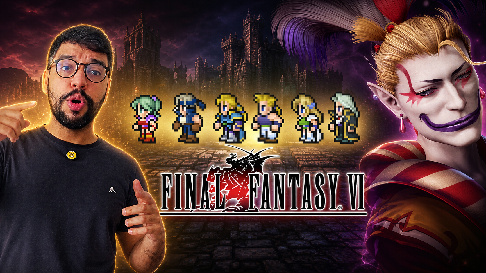 Zerei Final Fantasy VI aos 30 anos e entendi seu legado
